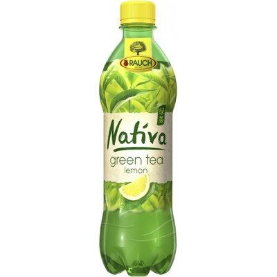 Rauch Nativa zelený čaj s citronem 0,5 l