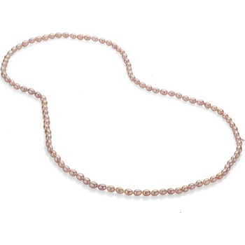 Image 1 of Swan Колие със сладководни бели оризови перли RICE67NP Swan