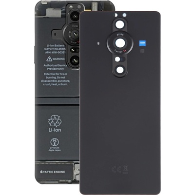 Sony Оригинален заден капак за Sony Xperia Pro-I с рамка и стъкло за камерата - Черен
