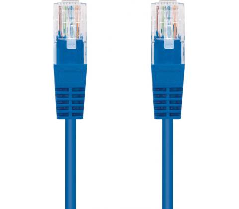 C-TECH CB-PP5-2B patch, Cat5e, UTP, 2m, modrý