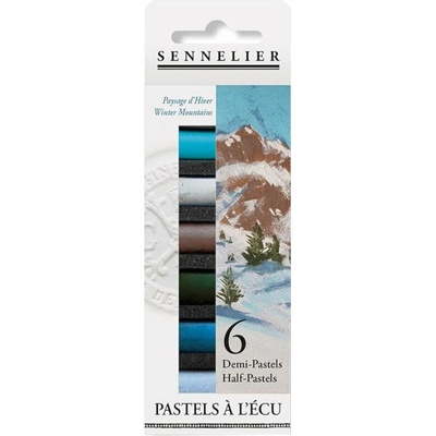 Sennelier Sada suchých pastelů Mountains In Winter 6 ks – Zboží Dáma