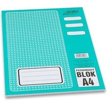 BOBO pozn. blok A4, čtvr lepený