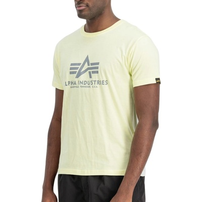 Alpha Industries Basic T Shirt BL retro yellow
