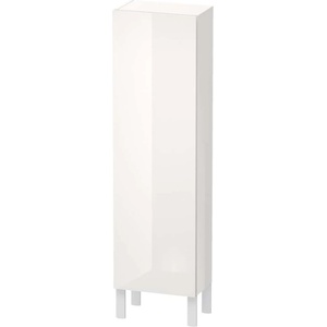 Duravit L-Cube - Шкаф с височина 132x40x24 см, ляв, лъскаво бял LC1168L2222 (LC1168L2222)