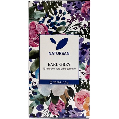 La Via del Tè čaj Natursan černý Earl Grey 25 x 1,5 g