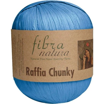 Fibra Natura Raffia Chunky 114-12 sytá modrá