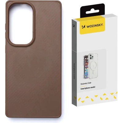 Wozinsky Калъф от въглеродни влакна Wozinsky с MagSafe за Samsung Galaxy S25 - кафяв (5907769370816)