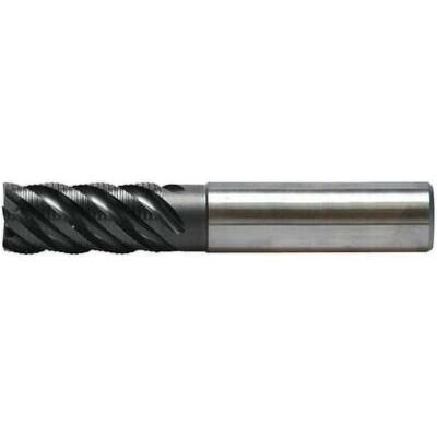 NÁSTROJE CZ Fréza 5-57/13/21mm, 4břity, stopka 6mm, sražení 0,2x45°, čelní válcová, hrubovací - CZTK-8422-050-HR-HB