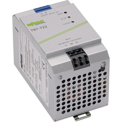 WAGO EPSITRON® ECO POWER 787-722 sieťový zdroj na montážnu lištu (DIN lištu), 24 V/DC, 5 A, 120 W, výstupy 1 x
