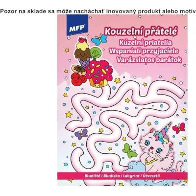 MFP 5301154 Omaľovanky bludisko Kouzelní priatelia 210x276s