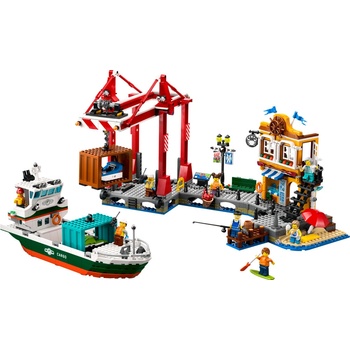 LEGO® City 60422 Přístav s nákladní lodí