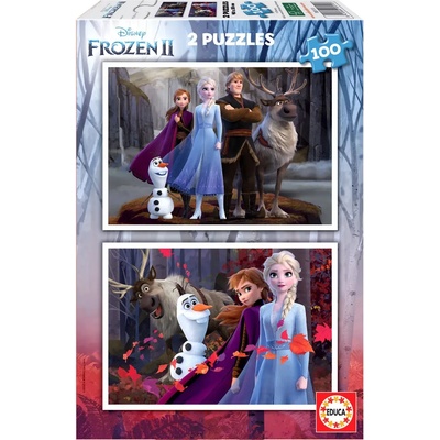 Educa - Puzzle 2x100 Frozen II - 100 piese