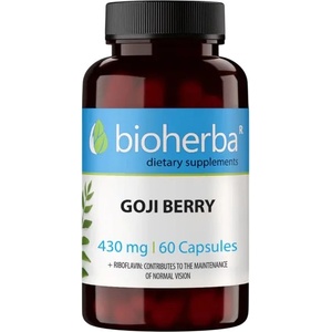 Bioherba Gоji Berry, 430 mg, 60 капсули, Bioherba