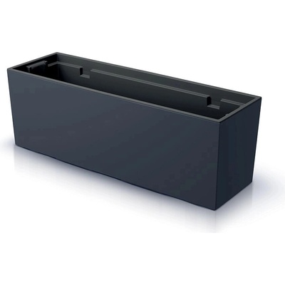 Prosperplast Truhlík s vkladom URBI antracitový, 77 cm