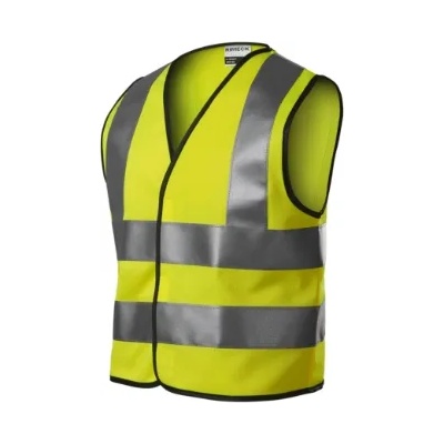 Rimeck HV Bright детска светлоотразителна предпазна жилетка, флуоресцентно жълта (9V497)