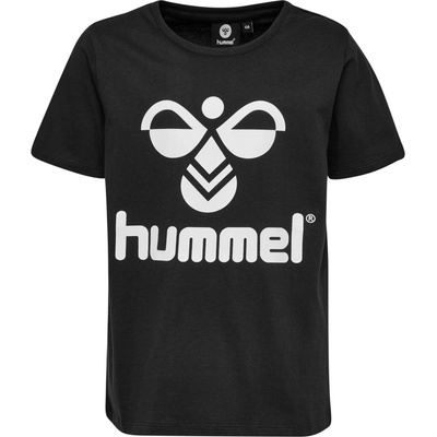 Hummel Тениска 'Tres' черно, размер 116