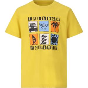ZIG ZAG Детска тениска Zig zag Kid's Beachtime S/S T-Shirt - Celery - размер 116 (EU) (704-5899-0113)