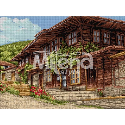 Milena Style Гоблен с щампа Жеравна с конци Ariadna