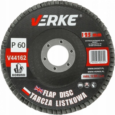 Verke Kotúč lamelový 125 mm P60 V44162