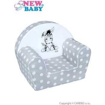 New Baby detské kresielko Zebra sivé