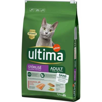 Ultima s lososom pre sterilizované mačky 7,5 kg