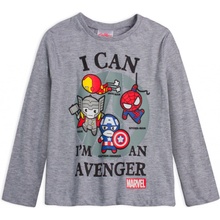 Chlapčenské tričko Avengers I Can šedé