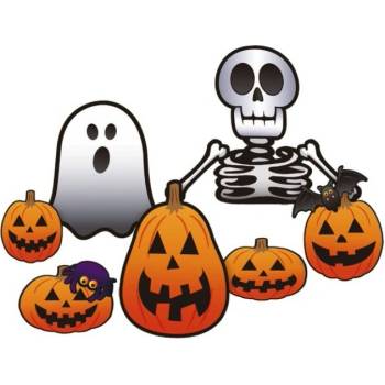 Image 1 of Fiestas Guirca Хартиени декорации Хелоуин 7 бр