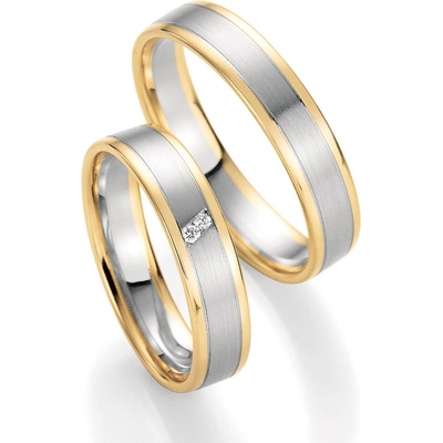 SP-10320 Snubní prsteny s diamanty