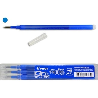 Pilot FriXion náplň Ball M 0,7 mm modrá 3 ks / BLS-FR7-L-S3