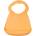 Wee Baby Силиконов лигавник Wee Baby - Prime, оранжев (927)