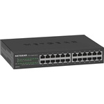 NETGEAR GS324 24 Port Switch Gigabit Ethernet LAN (Plug-and-Play network, fanless, 19-inch rack mount, robust metal housing), Black - GS324-200EUS (GS324-200EUS)