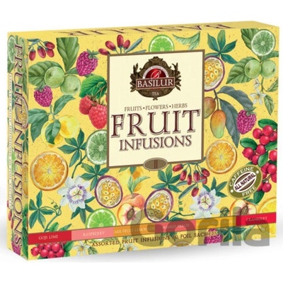 BASILUR Fruit infusions assorted III. ovocné čaje 60 sáčkov