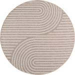Ayyildiz Бежов кръгъл килим за открито и закрито ø 160 cm Desert 1301 - Ayyildiz Carpets (DESERT1601601301BEIGE)