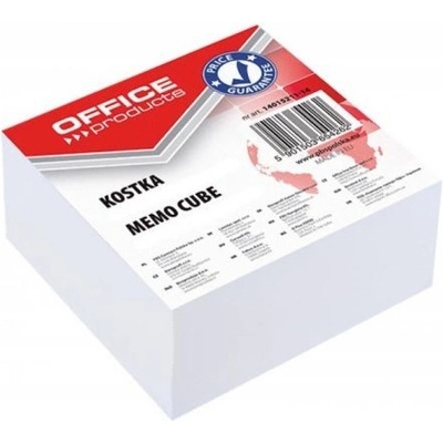 OFPRO Blok kocka lepená 85x85x40mm biela