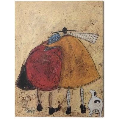 Obraz na plátne Sam Toft - Hugs on the Way Home, 2 - 30×40 cm