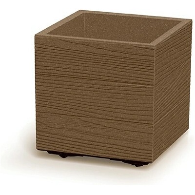 Prosperplast Květináč MADERA SQUARE eco wood 28,8 cm naturo DMA300W-4665W