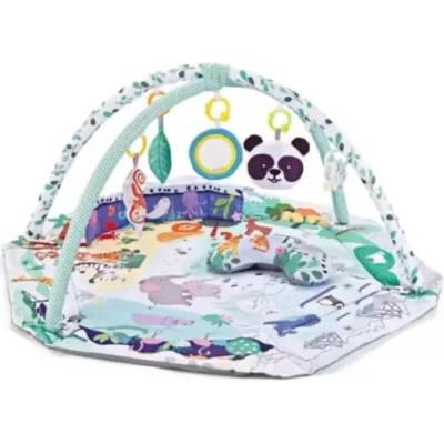 Man Yuk Toys Игрална постелка с животински мотиви и възглавничка за корем - 110 x 110 см (BB038)