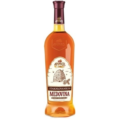 Apimed Staroslovanská medovina tmavá lesní 0,5 l