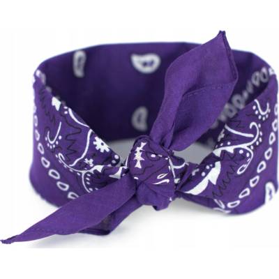 Art of Polo bavlněný šátek bandana fialový FAsz13014SS26