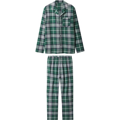 esmara Men pánské flanelové pyžamo zelená – Sleviste.cz