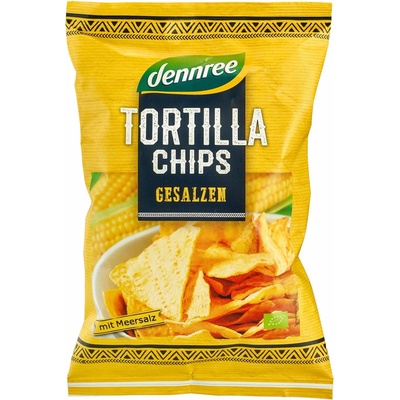 Dennree Tortilla Chips slané bio 125 g