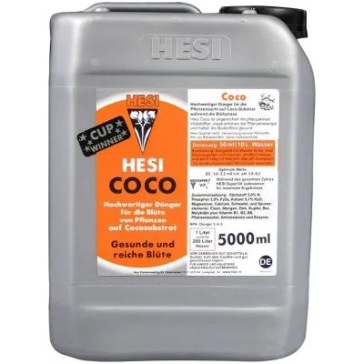 Hesi coco 5l - минерален тор за растеж и цъфтеж в кокос