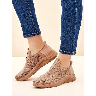 Resti Women's Slip-On Textile Sports Shoes Secat krémová