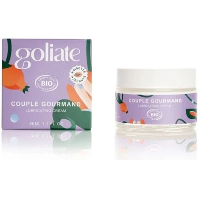 Goliate The Gourmet Couple BIO jedlý masážny a lubrikačný olej 2v1 s orechovou vôňou a chuťou 50 ml