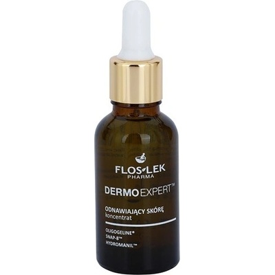 FlosLek Pharma DermoExpert Concentrate Oligogeline Snap-8 Hydromanil obnovujúce pleťové sérum na tvár, krk a dekolt 30 ml