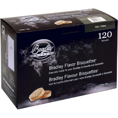 BRADLEY SMOKER Udící briketky Dub 120ks