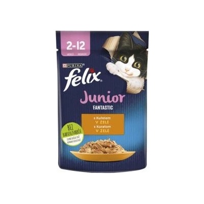 FELIX Fantastic Junior s kuřetem v želé 26 x 85 g
