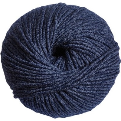 100% vlněná příze merino WOOLLY 5 od DMC 50g, tmavě modrá
