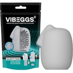 VIBEGGS Naughty Nubs Vibrating Masturbation Sleeve White