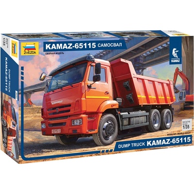Zvezda Kamaz 65115 Dump Truck 1:35